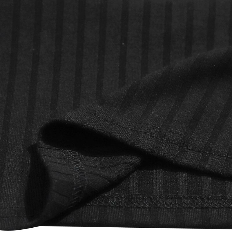 Ribbed Ringer Crop Top