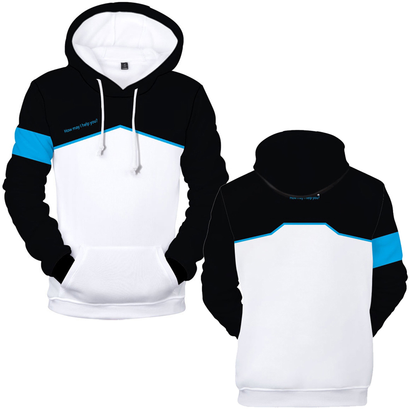 Color Block Patchwork Hoodies